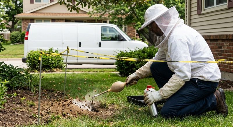Ground Bees Extermination Service